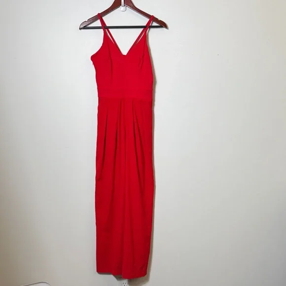 HALARA Breezefu Backless Side Invisible Zipper Pocket Wide Leg Jumpsuit Sz S - Picture 4 of 11